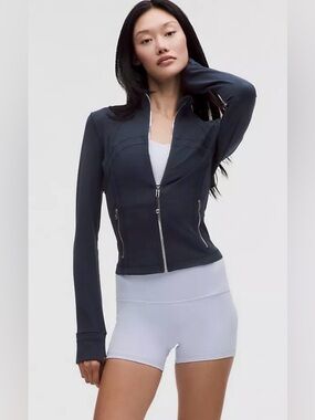 BNWT Lululemon Define Cropped Black Jacket Nulu 8 & 3 Daily Essential Crew socks